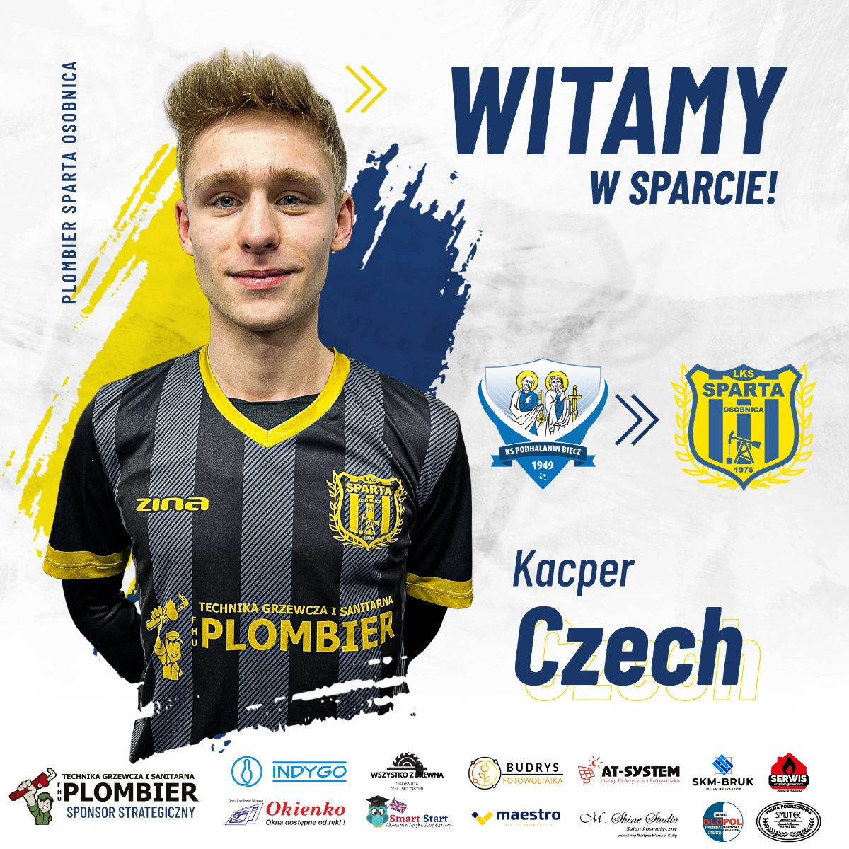 Kacper Czech czwartym wzmocnieniem!